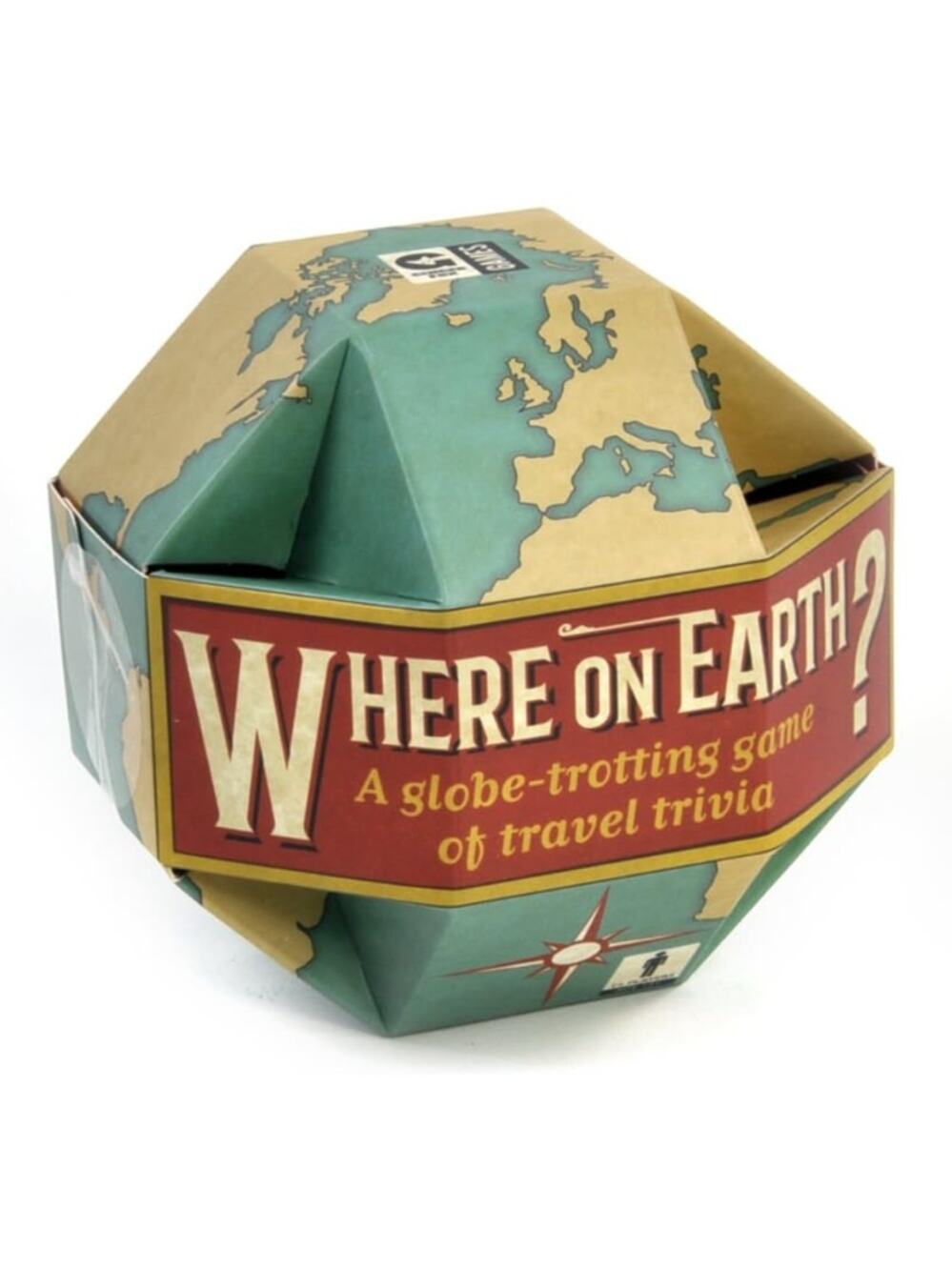 Where on Earth: A Globe Trotting Game of Travel Trivia Trivia Family Card Game